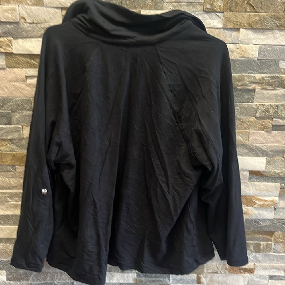 Ruby Rd. Black Lace-Up Jacket - Picture 5 of 7